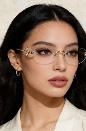 Lightweight Rimless Glasses