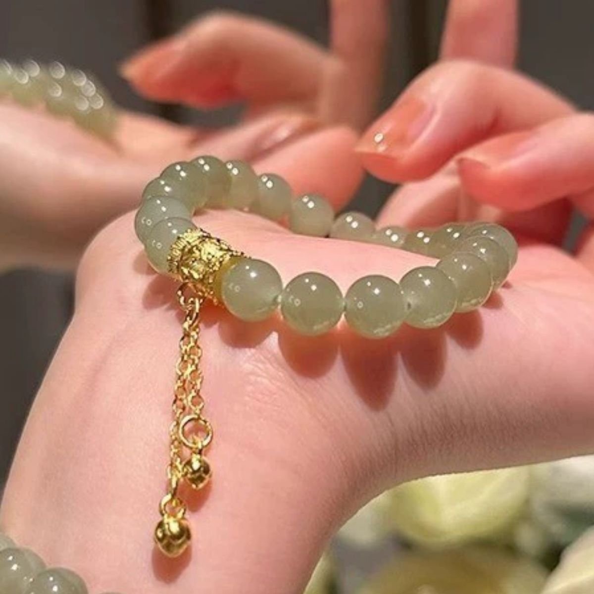 18K Gold-Plated Bead Bracelet - Image 4