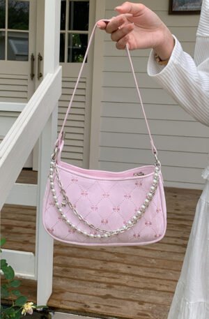 Pearl Chain Shoulder Bag