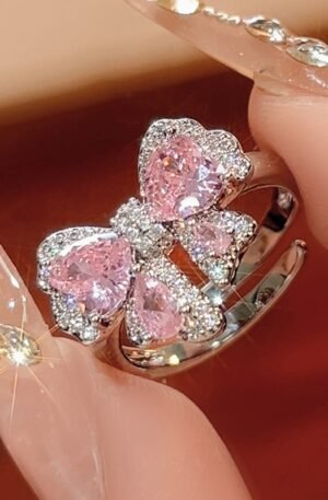 Zircon Bow Bypass Ring