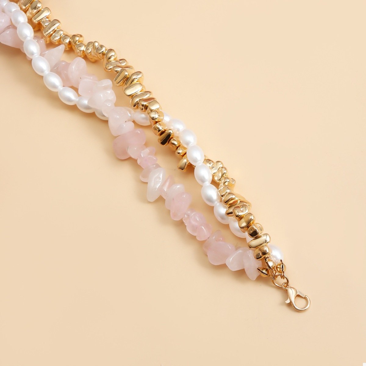 Three-Layered Heart Pendant Necklace - Image 9
