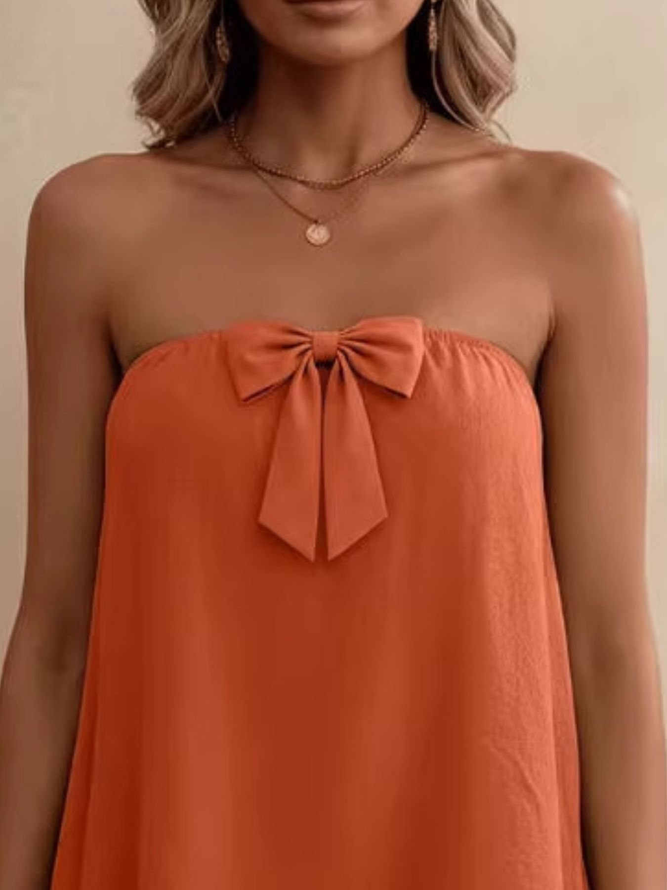 Bowknot Tube Top & Shorts Set - Image 9