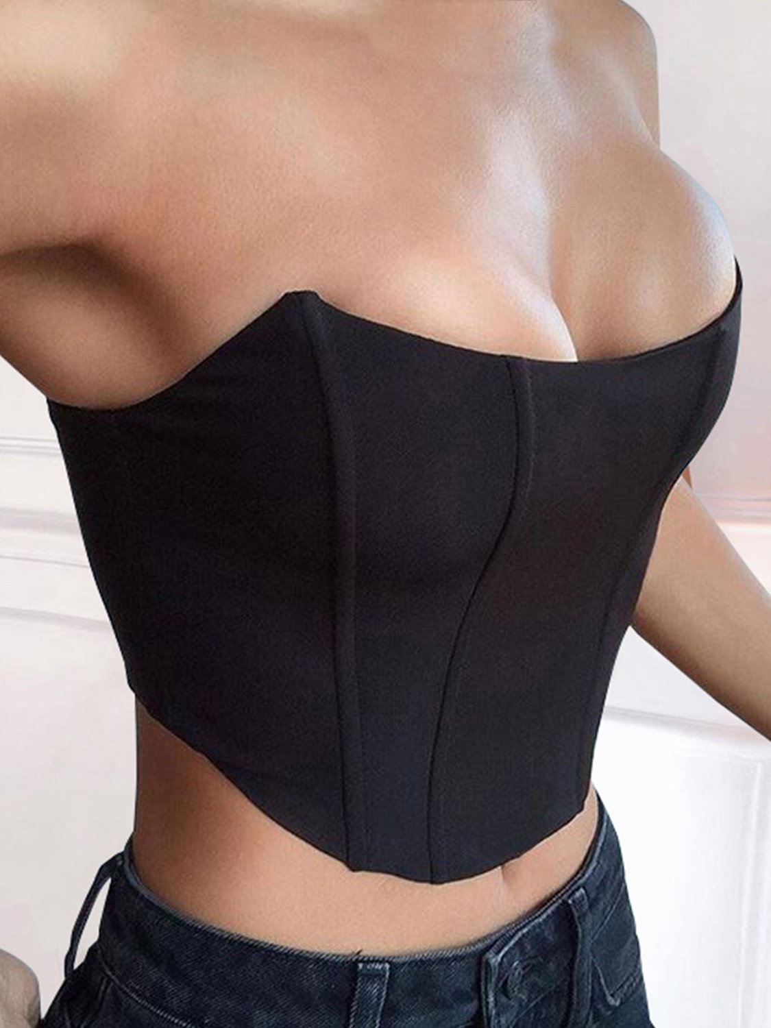 Wire Tube Cropped Top - Image 3