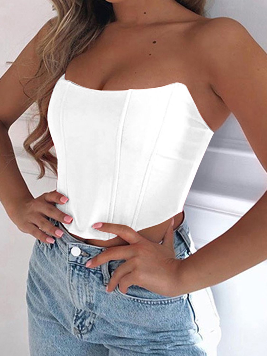 Wire Tube Cropped Top - Image 5