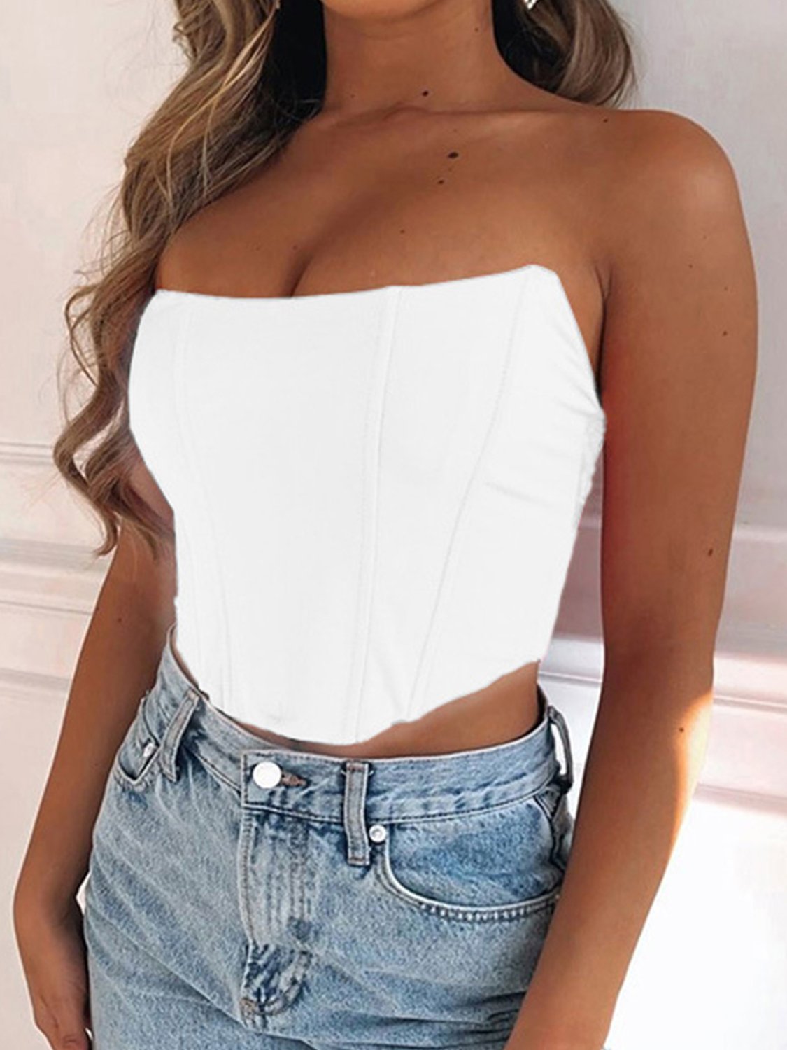 Wire Tube Cropped Top - Image 6
