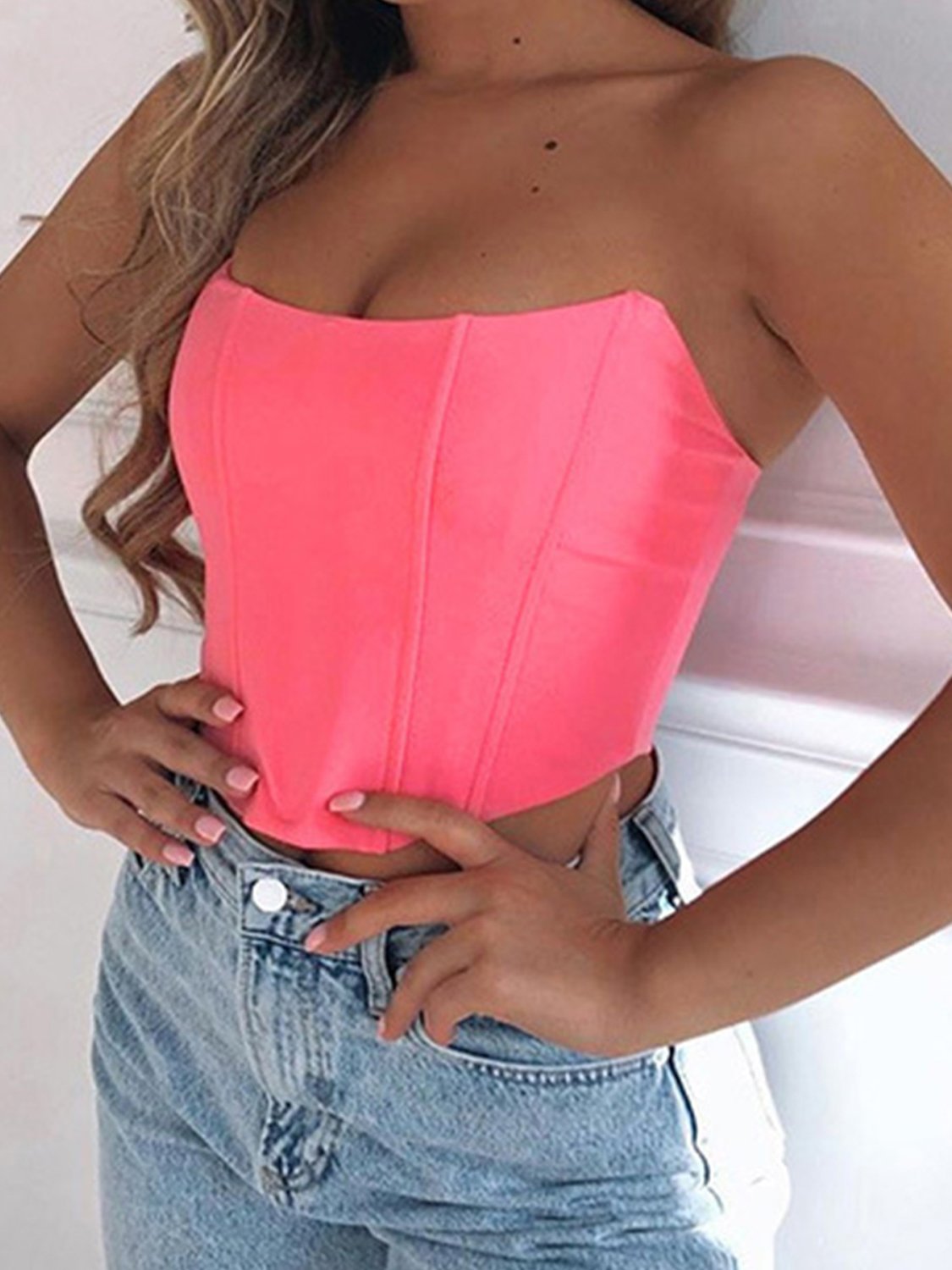 Wire Tube Cropped Top - Image 8