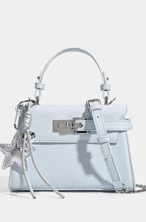 Buckle Leather Handbag