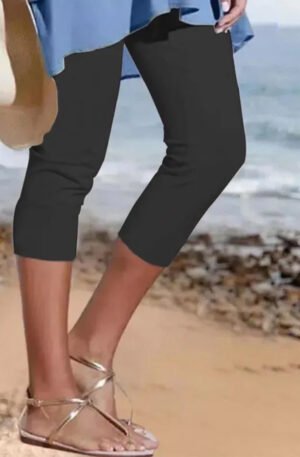 Full Size Cropped Casual Leggings Plus Size