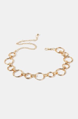 Alloy Chain Circle Shape Belt