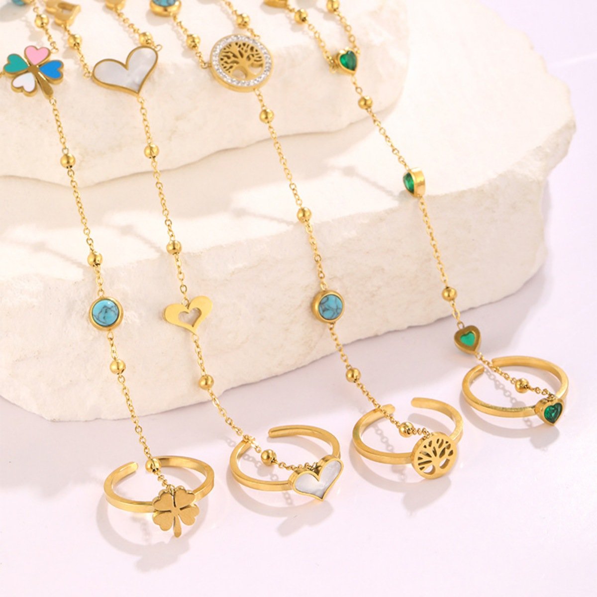 18K Gold-Plated Chain Bracelet