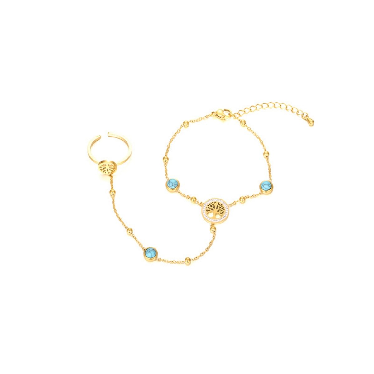 18K Gold-Plated Chain Bracelet - Image 5