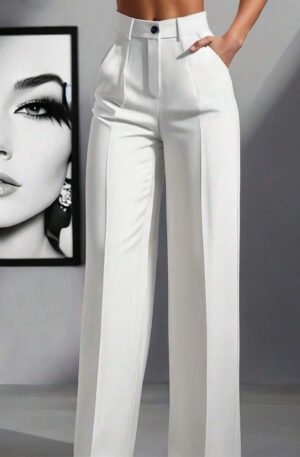 High-Waisted Wide Leg Pants