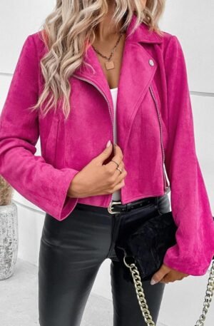 Zip Up Cropped Jacket