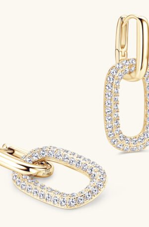 2.16 Carat Moissanite 925 Sterling Silver Earrings