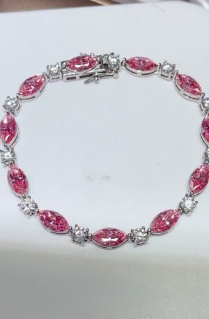 925 Sterling Silver Moissanite Bracelet